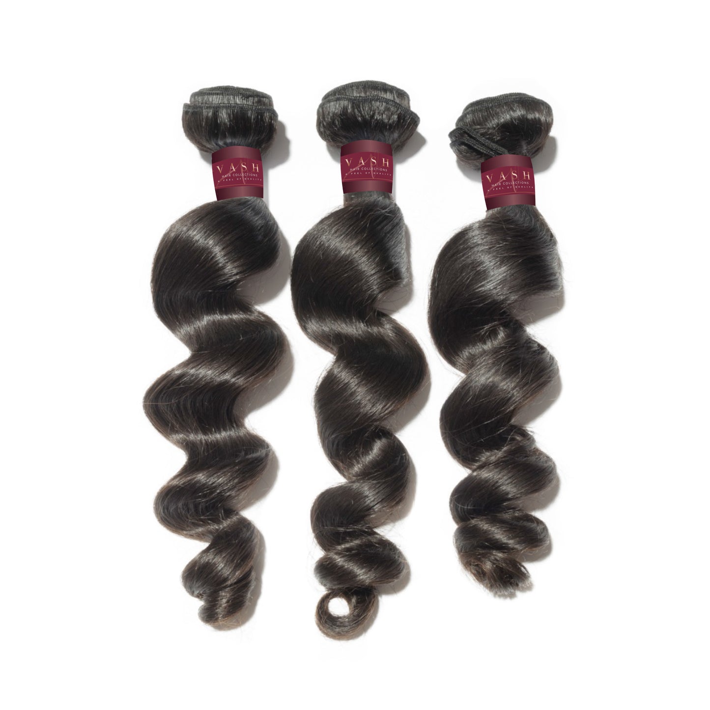 Luxurious Brazilian Loose Wavy Hair Extensions in Natural Color